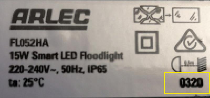Arlec FL052HA Security Flood Light - 0320.jpg