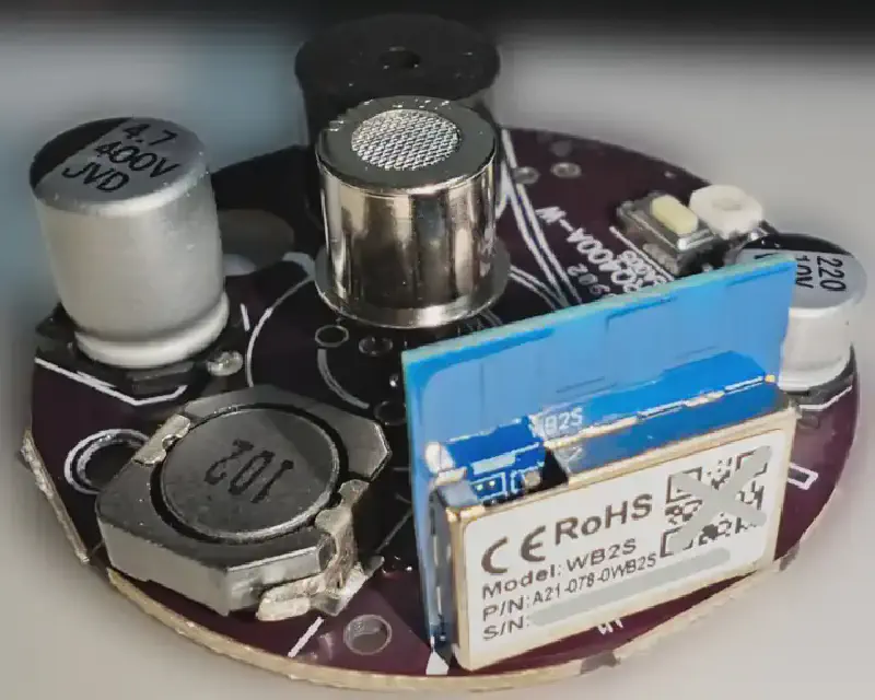 DY-RQ400A Tuya Combustible Gas Alarm - pcb-front-wifi-front.webp