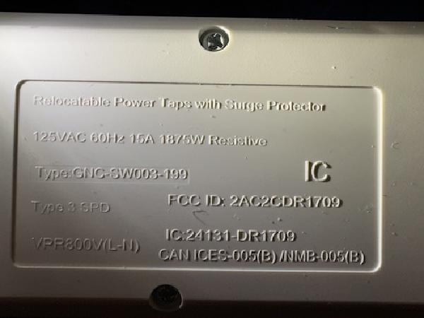 Geeni SW003-199 6-Outlet Surge Protector