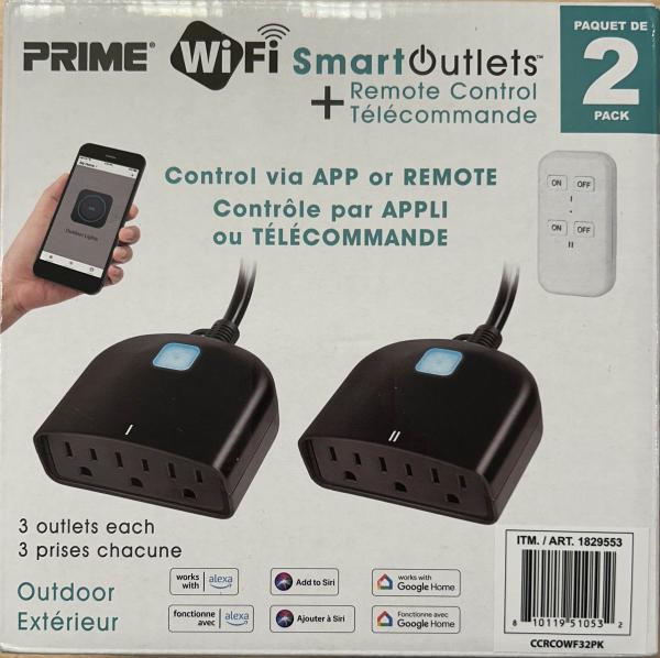 Globe Electric 3-Outlet Outdoor Plug