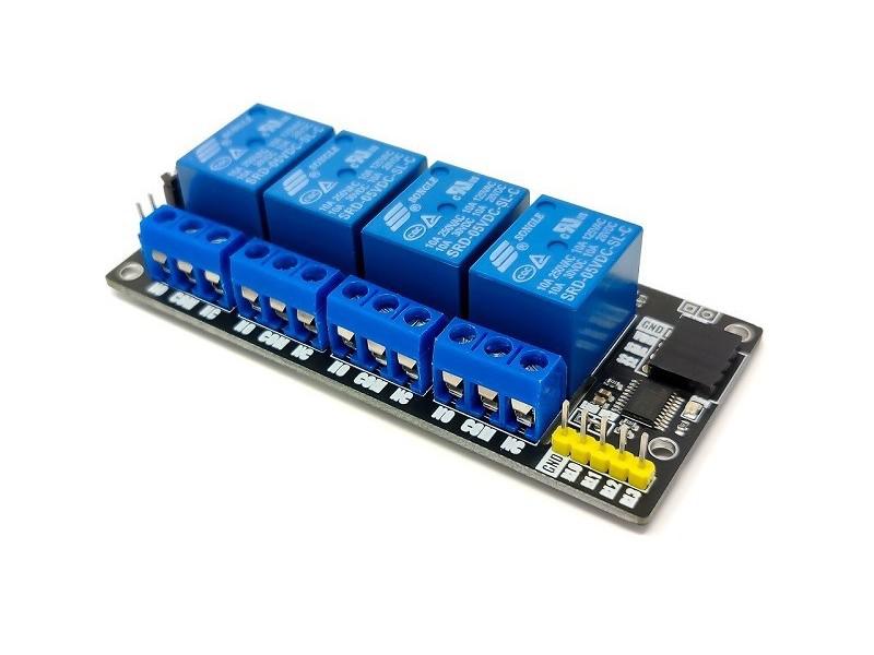 Hobby Components mLink 1/2/4 channel I2C relay - mlink-4-channel-i2c-parallel-relay-module.jpg