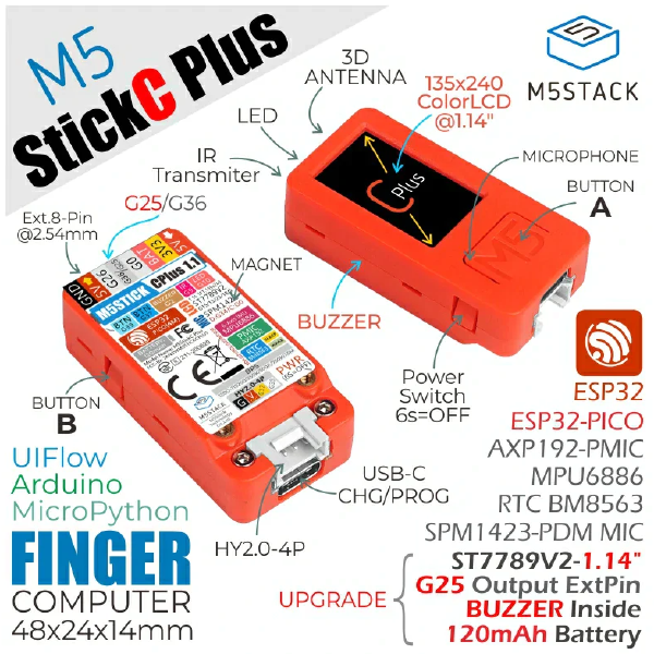 M5Stack M5StickC PLUS