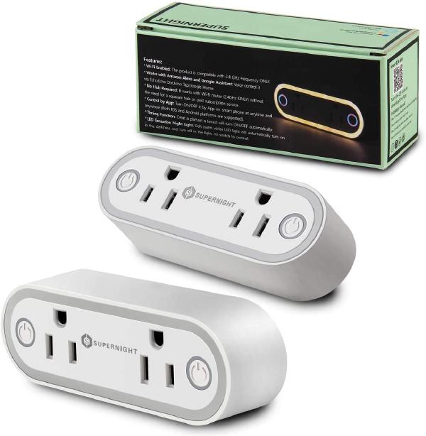 SUPERNIGHT Double Outlet Plug