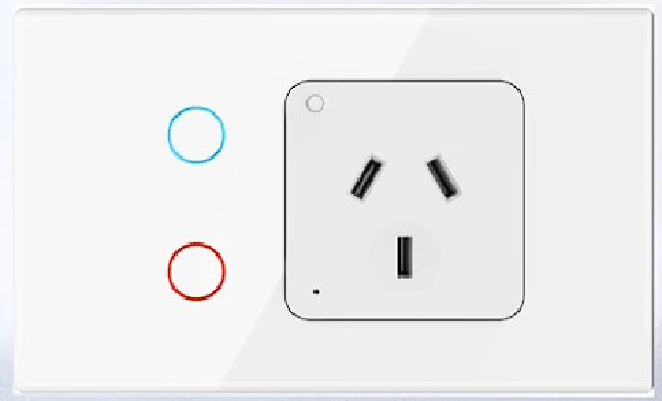 Tuya 2 Gang Switch Socket